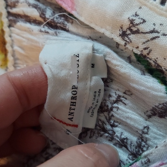 Anthropologie Nia Tunic Top Floral Medium - Picture 11 of 16